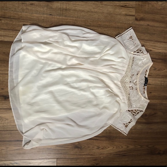 HAND EMBROIDERED FLOWY MINI DRESS - Picture 2 of 2